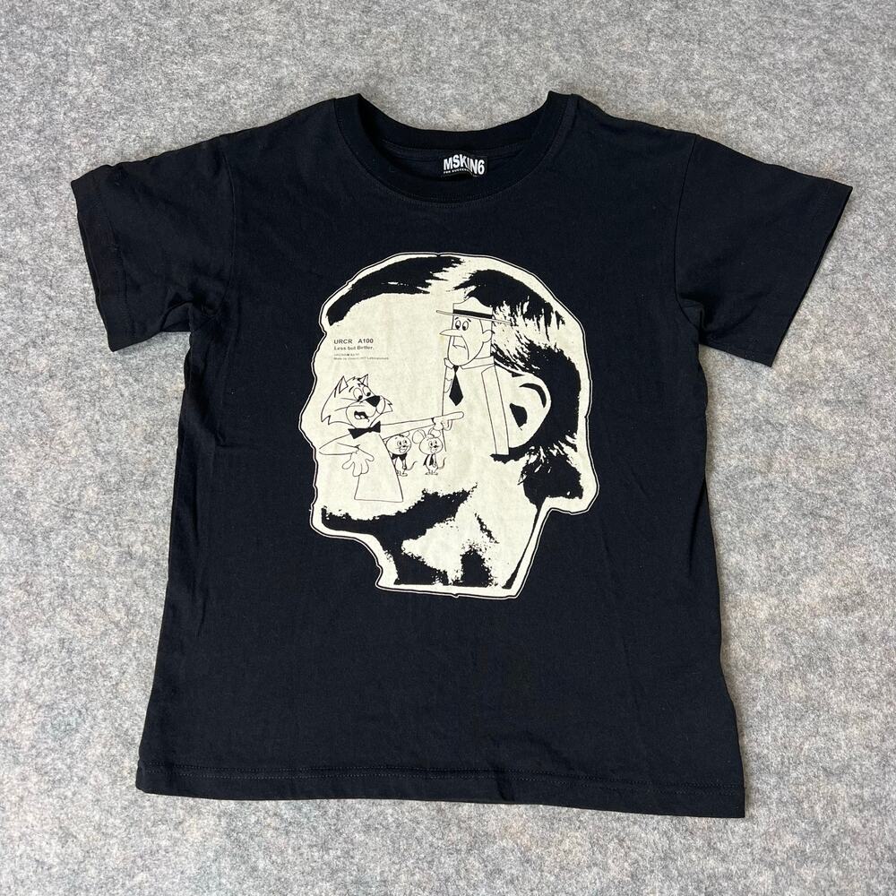 MSKIN6 Hanna Barbara Black & White T-Shirt Youth Size Large RARE